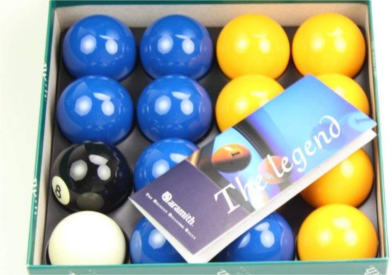Aramith Yellow and Blue 50.8 mm Billiard or Pool Balls - Image 2