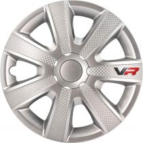Set wheel covers VR 14-inch silver/carbon-look/logo
