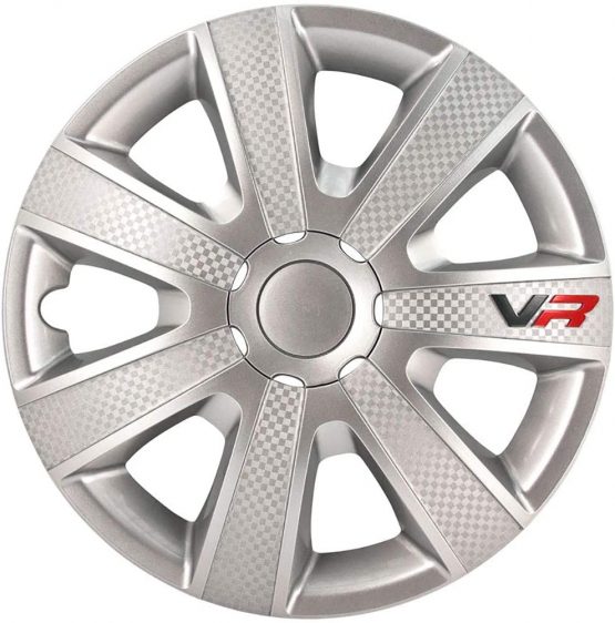 Set wheel covers VR 14-inch silver/carbon-look/logo
