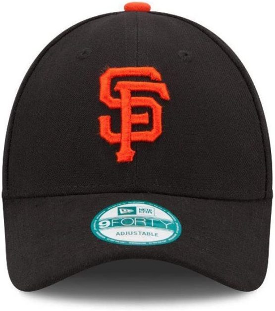 New Era Men's League San Francisco Giants Offical Team Colour Baseball Cap, Black - Image 4