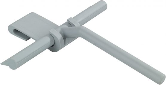 Wenko Bathroom squeegee Mola in grey, Stainless-Steel, 21 x 4 x 24.5 cm - Image 4