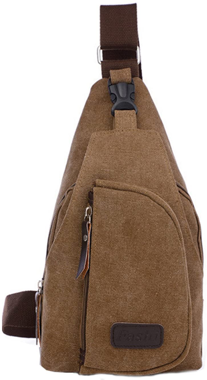 LemonGirl Sling Chest Bag for Men Women Unisex Shoulder Crossbody Backpack for Travel Hiking Camping Cycling Mini Adult Purse Backpack
