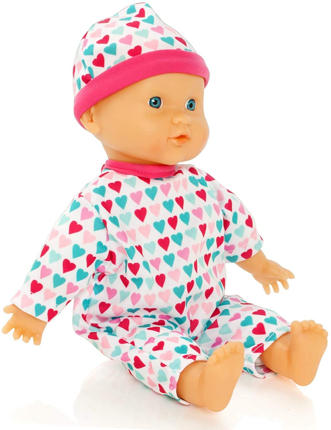 Molly Dolly Lil’ Cuddles Baby Doll 30cm Soft Body Dolly My First Doll Suitable from 12 Months