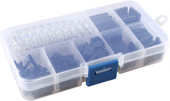 HALJIA 2.54mm Dupont Wire Jumper Pin Header Connectors M/F Crimp Pins Kit (310Pcs) - Image 4