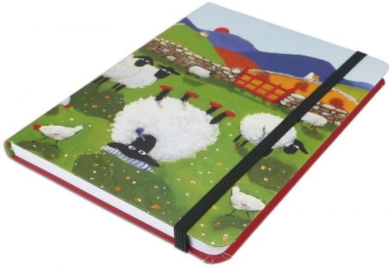 "Time To Put Ewer Feet Up" Flexible Pocket Notebook by Thomas Joseph - Funny Sheep