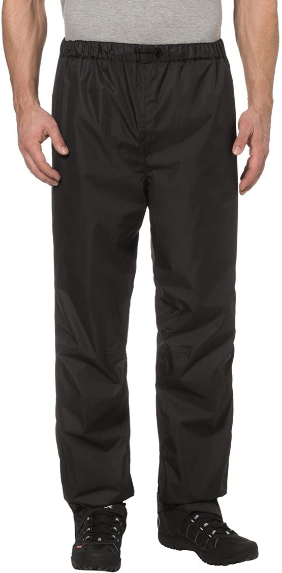 VAUDE Men's Fluid Pants II Trouser, Black, XS - Image 3