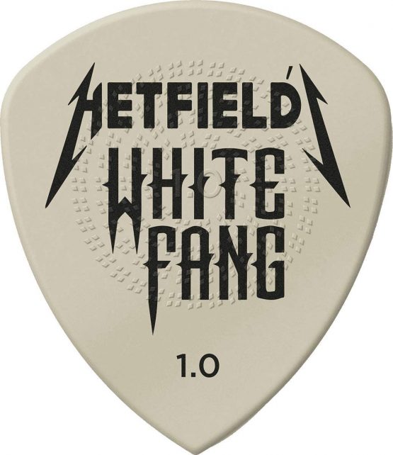 Dunlop Picks PH122P1.0 - Hetfield White Fang Flow 1.00mm - Players Pack 6, PH122P1.00