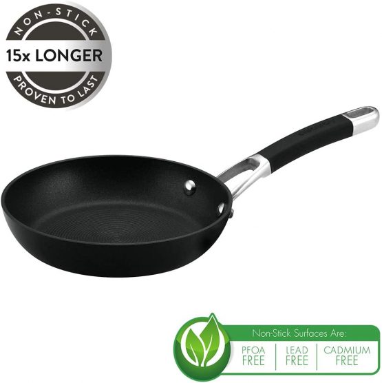 Circulon 82817 Premier Professional Frypan - Hassle free 20cm - Induction Non Stick Frying pan - Hard Anodized Aluminium Cookware, Black - Image 2