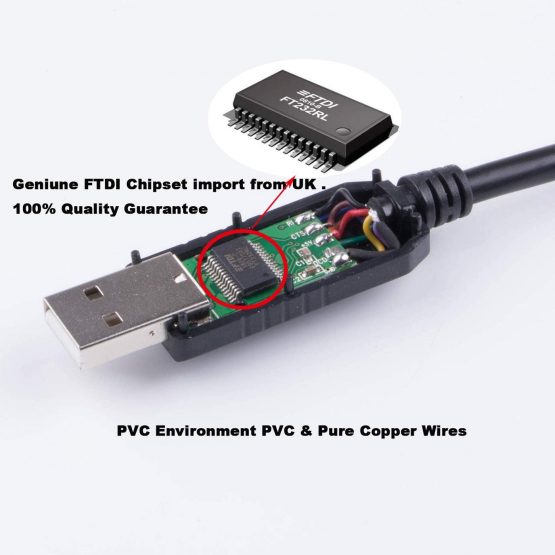 USB Serial Programming Cable for Uniden Bearcat BC250D BC296D UBC3300XLT BC246T BR330T BCD396T BC346XT - Image 2