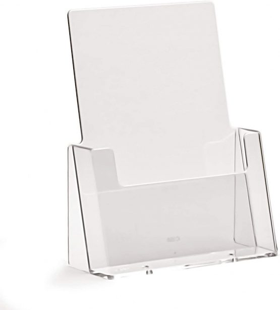 taymar® Table brochure Holder DIN A5, Transparent.