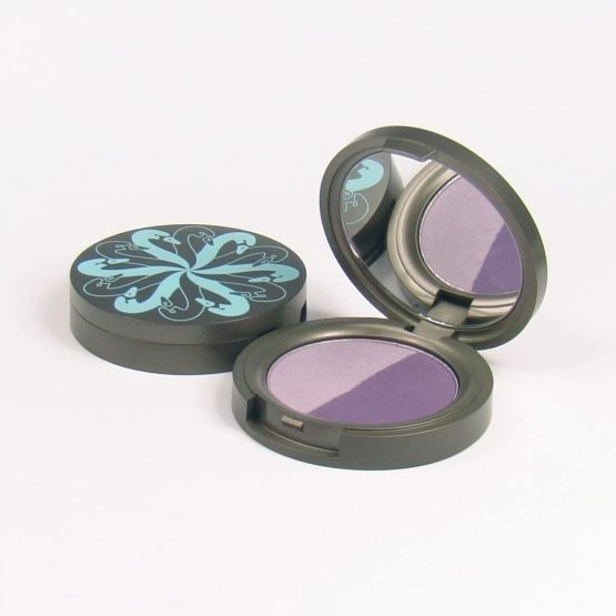 Beauty Without Cruelty Mineral Duo Eyeshadow Pressed Purple Passion - Image 2