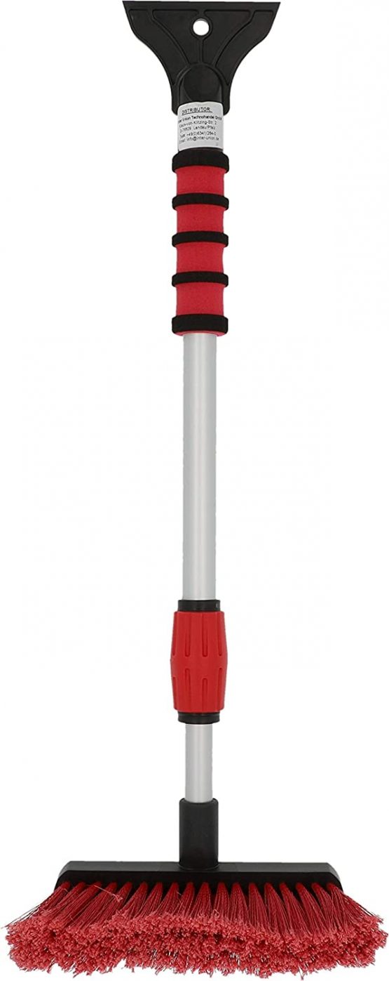 Nigrin 6187 Ice Scraper / Snow Brush / Telescope Handle (up to 66 cm Long)
