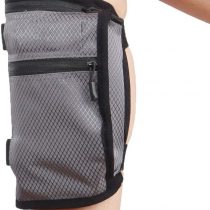 Ailzos On The Calf/Leg Cell Phone Holder for Riders and Hikers, Interior Pocket Non-Slip Smartphone Holder Leg Pouch for All Phones, Sport Leg Band for Running, Walking, Equestrian, Motorcycle, Gray