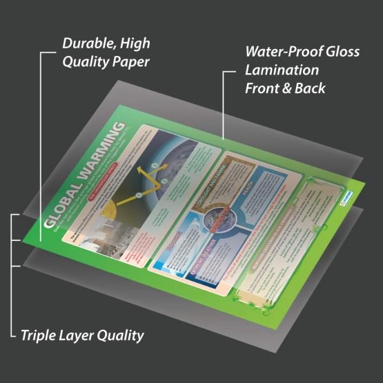 Global Warming | Geography Posters | Laminated Gloss Paper measuring 850mm x 594mm (A1) | Geography Classroom Posters | Education Charts by Daydream Education - Image 3