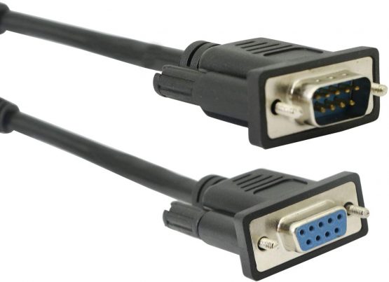 DB9 RS232 to RJ45, DB9 9-Pin Serial Port Female&Male to RJ45 CAT5 CAT6 Ethernet LAN Extend Adapter Cable-2pcs (Cable) - Image 4