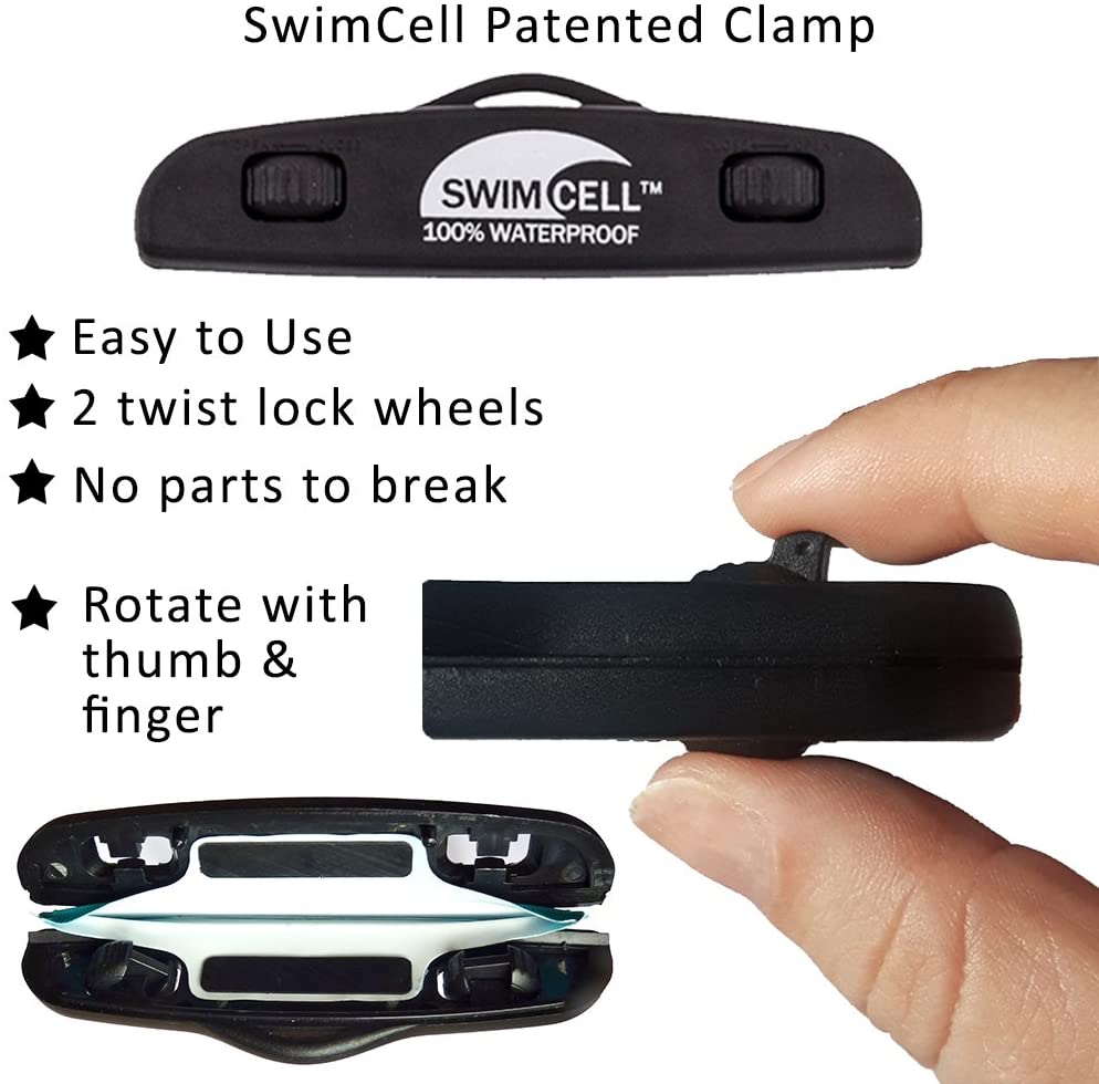 SwimCell Waterproof Phone Case For Swimming, Fits ALL STANDARD Size Mobile Phones 10x16.5cm - Image 4