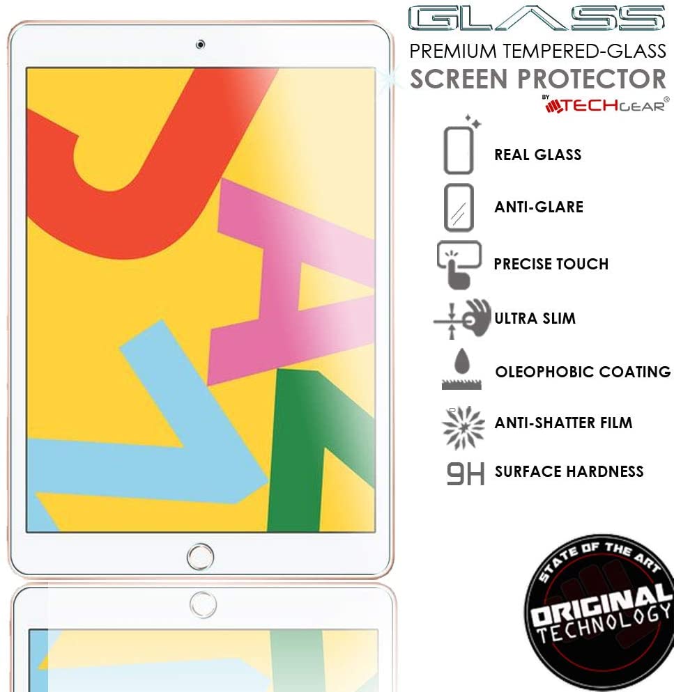 TECHGEAR Anti-Glare Screen Protector for iPad 10.2" 2021/2020 / 2019 MATTE GLASS Edition Genuine Tempered Glass Screen Protector Guard Cover Made for Apple iPad 10.2" 9th / 8th / 7th Generation - Image 2