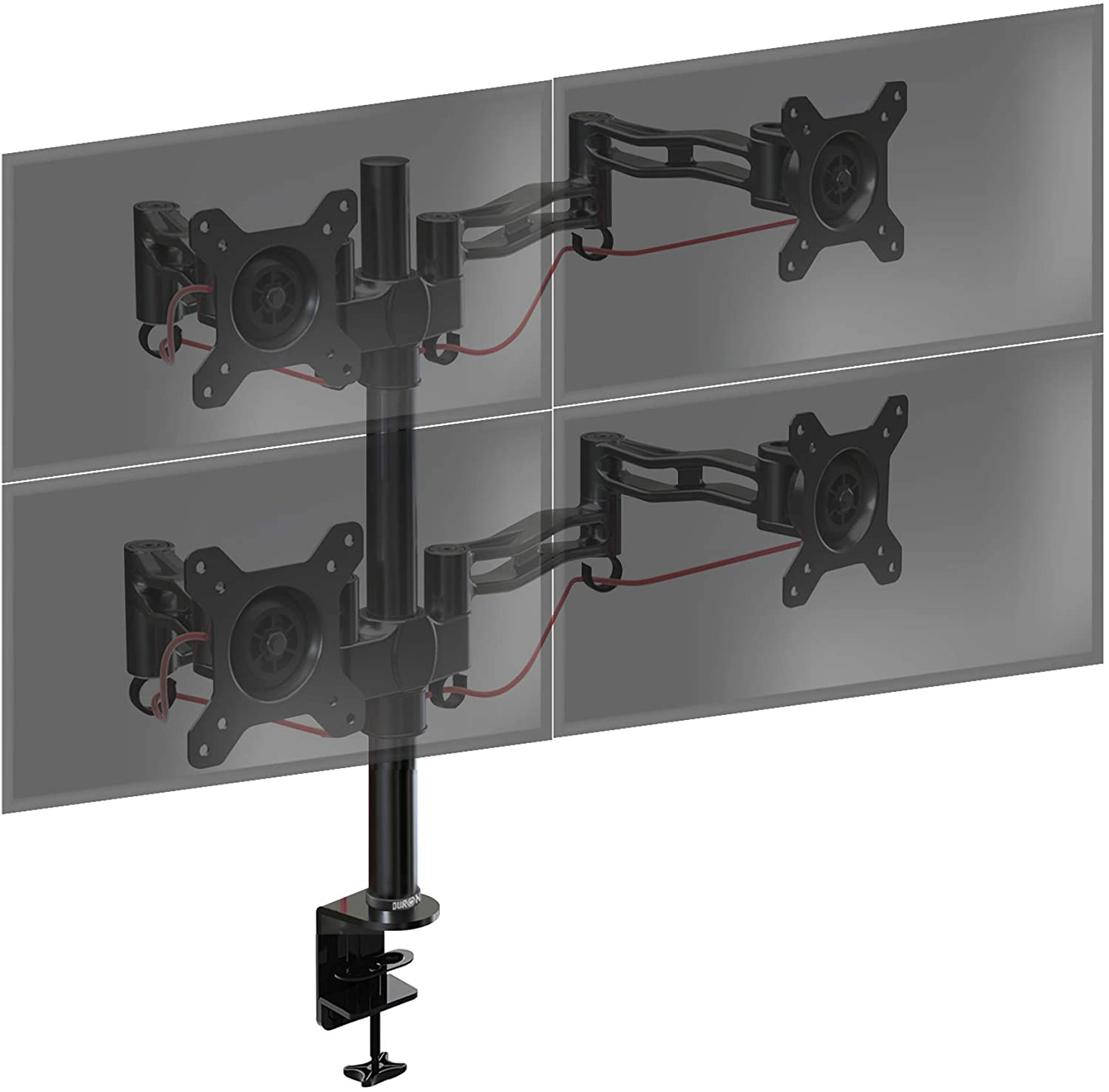 Duronic Quad Monitor Arm Stand DM354