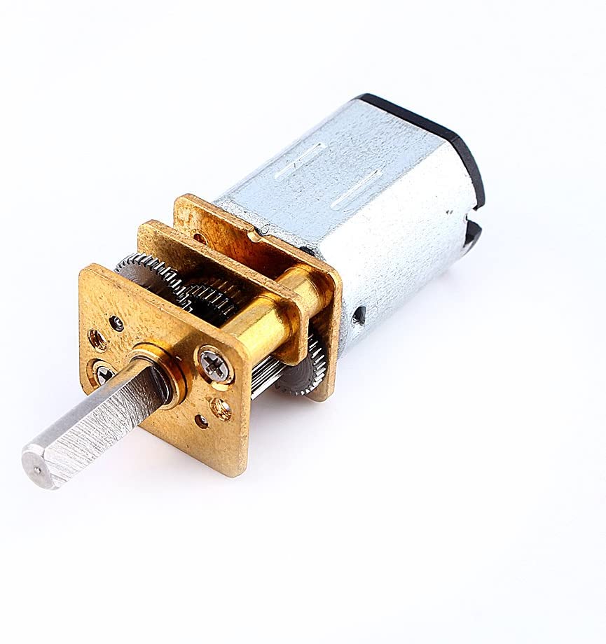 Yosoo 43237-2 Mini High Torque 6V 150RPM with Metal Gearbox Replacement N20 for RC Car Robot Model, DIY Engine Toys