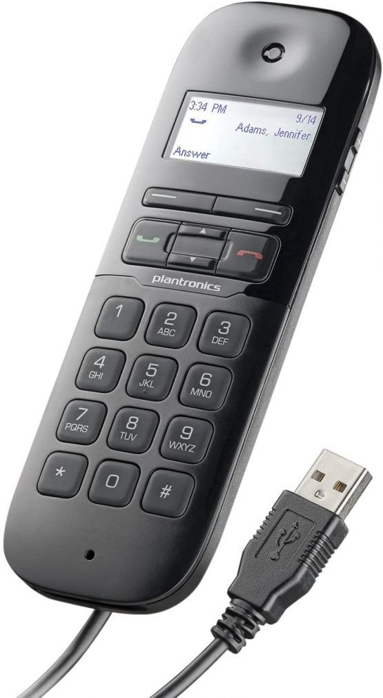 Plantronics P240-M Calisto USB Phone Handset with Desk Stand