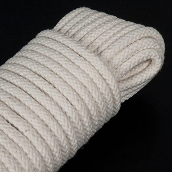 GF Home - Braided Rope for Hanging Clothes - Cotton - 20 Meters - 6 mm - Set of 2 - Image 2