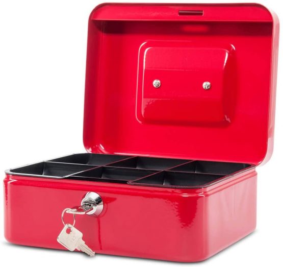 Maul 20 x 17 x 9 cm Cash Box 2 - Red - Image 4