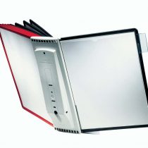 Durable SHERPA Display Panel Wall Unit | 10 Panels in Assorted Colours | Perfect For Storing and Displaying A4 Documents