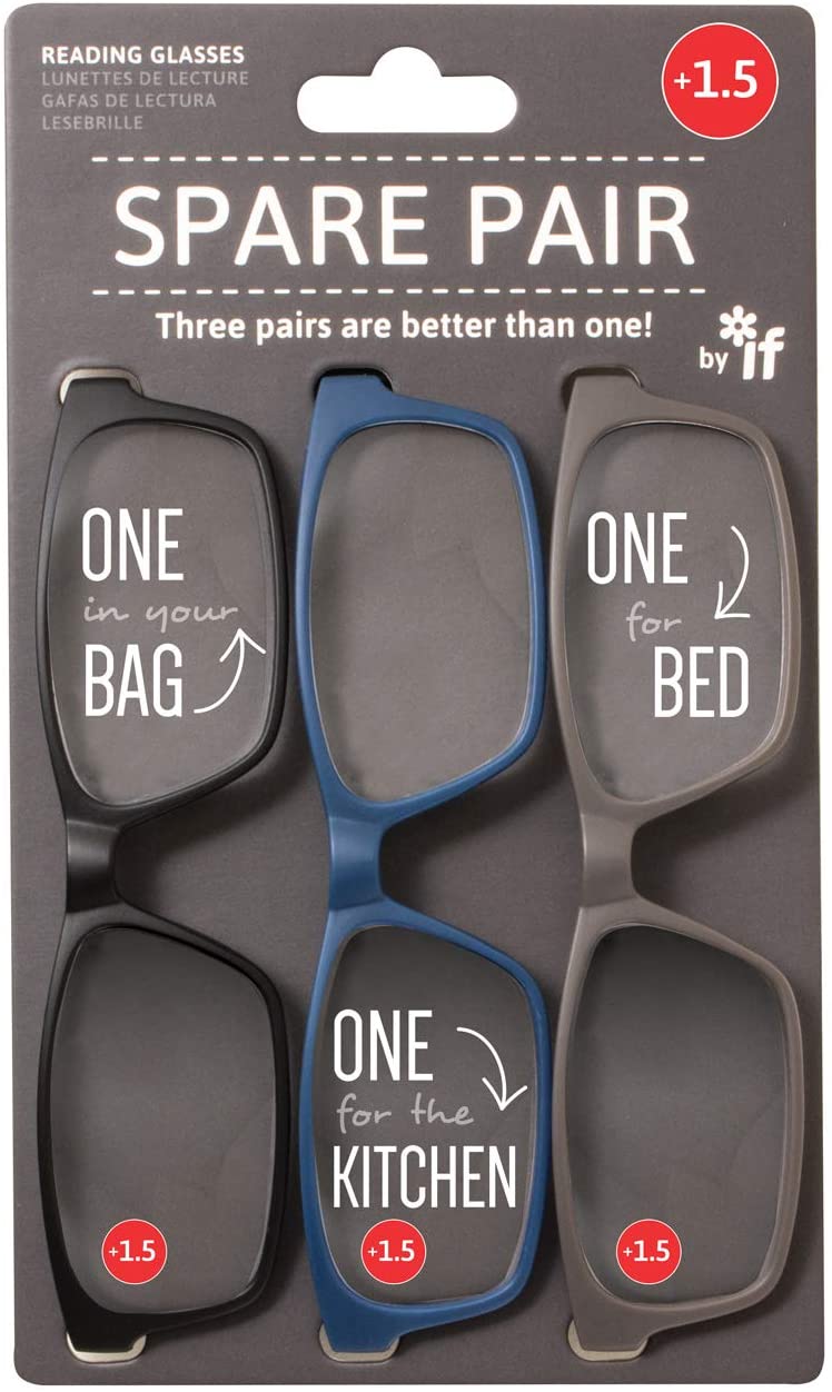 IF Spare Pair - Reading Glasses +1.5, Clear (Lens), Not Specified (Frame)