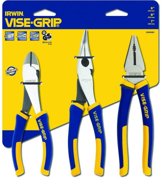 Irwin 10505483 Visegrip Pro Plier Set, 3 Pieces