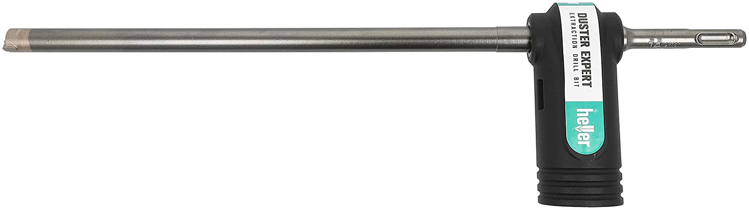 Heller Tools 1818 Hammer Dust Extraction Drill bit, Black-Grey, Set 3-pcs. Ø 6/8/10 mm incl. Adapter - Image 3