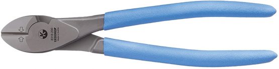 GEDORE Power Side Cutter for Hard Wire/Piano Wire to 2 mm, Non-Slip Grips, Hardened, Length 200 mm, 8316-200 TL