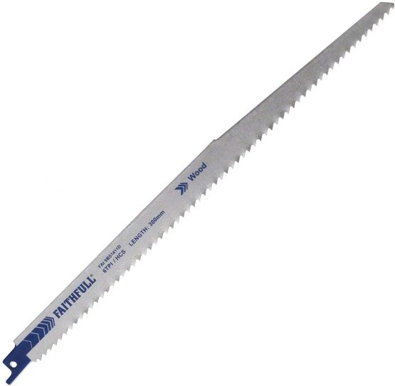 Faithfull SBS1411D Sabre Saw Blades - Wood (Pack of 5)