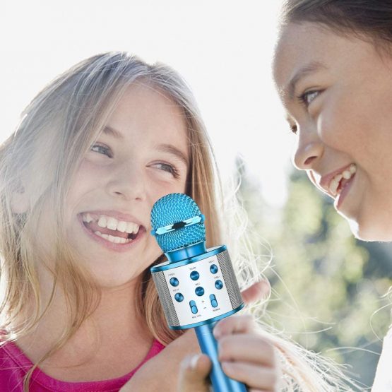 Letsgocoo Wireless Microphone for Kids, Wireless Bluetooth Kids Microphone Boy Toys Age 4-12 Gifts Presents for 4-12 Year Old Boys Girls Toys Age 4-12 Karaoke Machine Halloween Xmas Gifts - Image 2