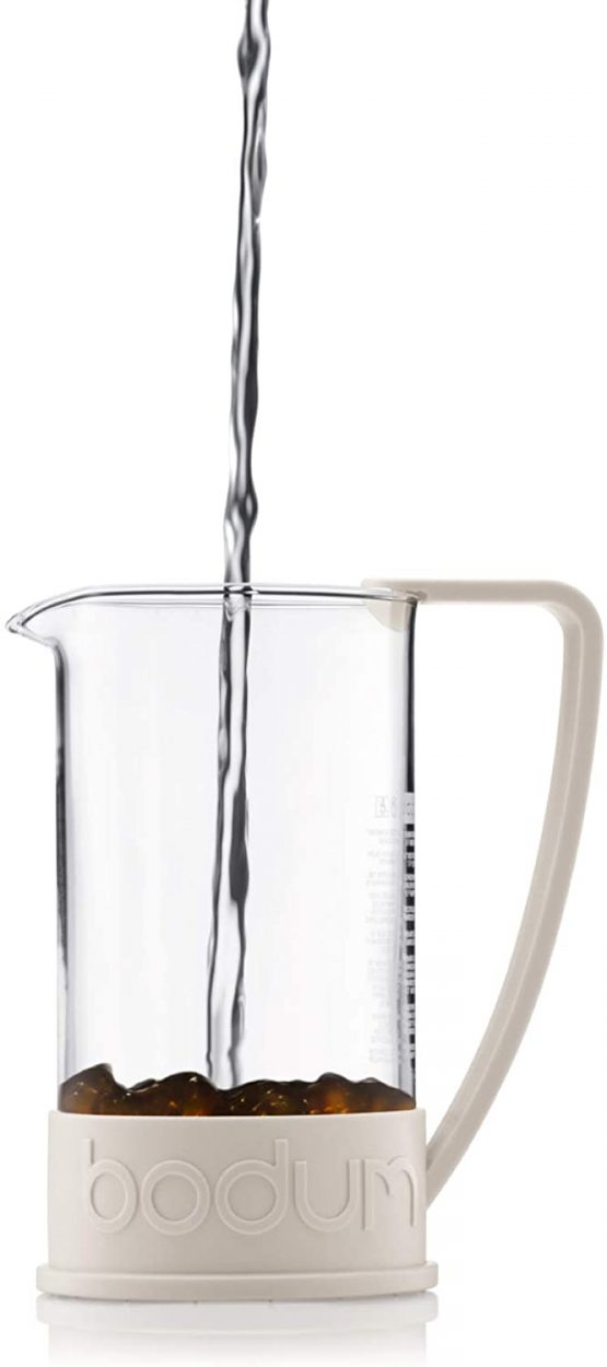 BODUM Brazil 8 Cup French Press Coffee Maker, Off White, 1.0 l, 34 oz - Image 4