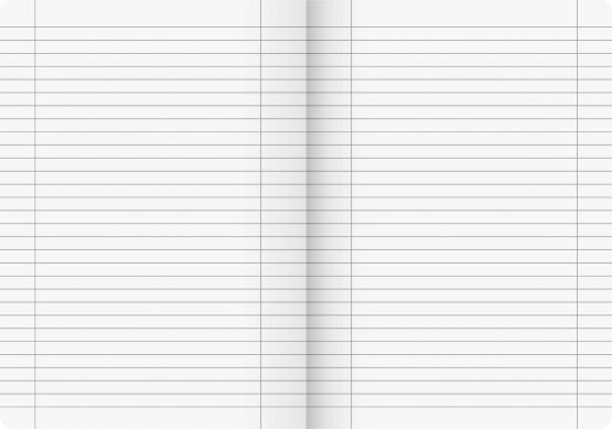 Brunnen 104442702 School Notebook A4, 32 Pages, Blank with Lined Sheets, line Style 27 - Image 2