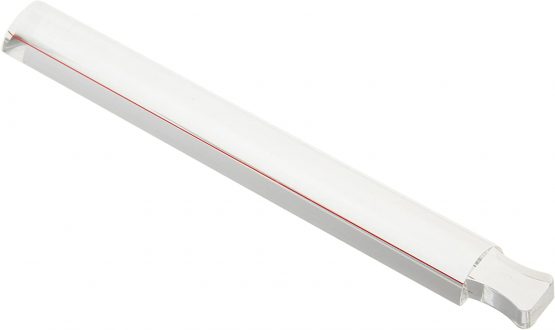 Eschenbach Optik Reading bar 1:1.8X magnifying glass (200 x 25 mm), chrome.