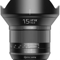 Irix Ultra-Wide-Angle Lens Blackstone 15 mm f2,4 (95 mm Filter Thread Full Size, Luminous Marking, Optimised Lens Focus Ring)