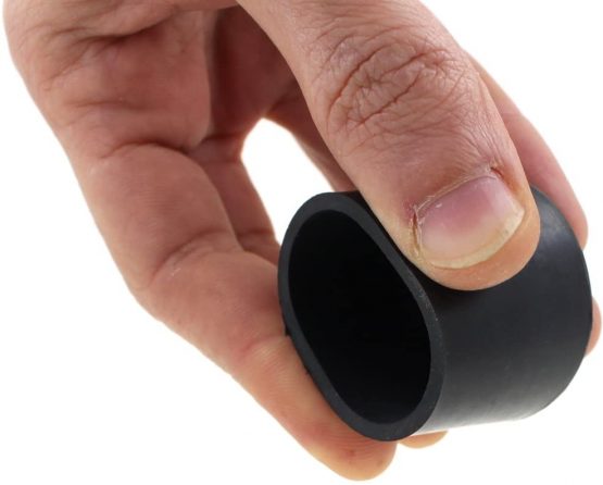 16x Rubber Furniture Feet Ferrule Caps Stoppers - Many Sizes & Colours Available - Ideal for Tables & Chairs - by Lifeswonderful (22mm, Black) - Image 3
