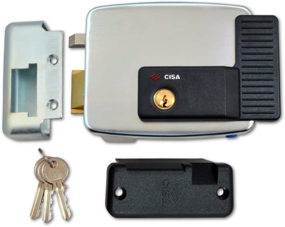 CISA 11921-60-4 Gate Lock, Grau / Schwarz, Entrata 60