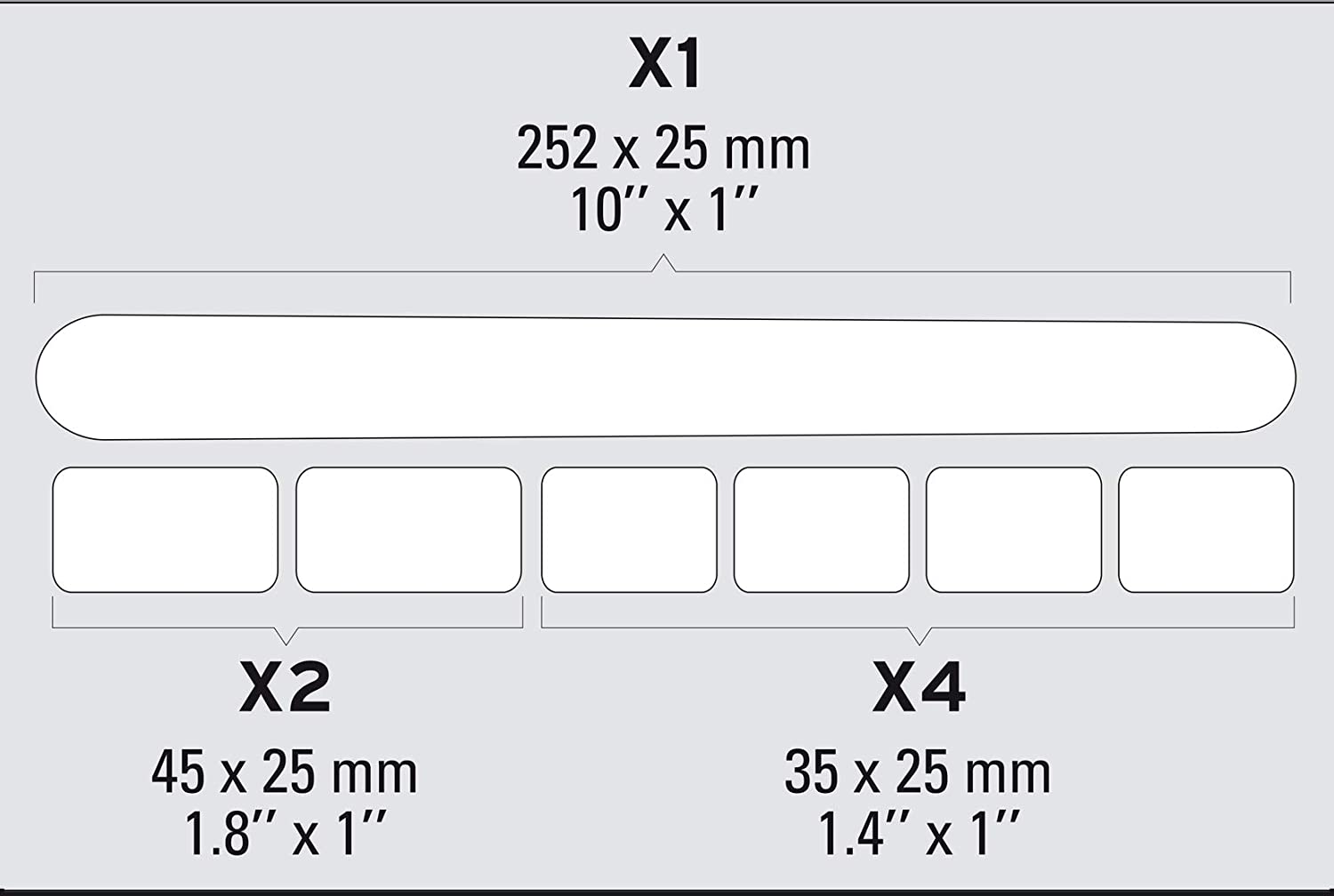 Zefal Skin Armor Frame Protection Sticker, Transparent, Small (7 Stickers) - Image 2