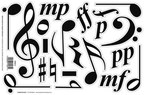 Chamberlain Music WMN10 Magnetic Music Symbol for Whiteboard - Image 2