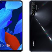 Huawei Nova 5T 128GB 6.26” LCD Display Smartphone with 48 MP Camera, 6GB RAM, SIM-Free Android 9.0, EMUI 9.1, Single Sim, (Black) UK Version