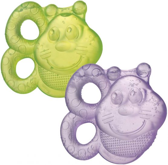 Playgro Teether Bees, Water filled, 2 Pack, From 3 Months, Multicoloured, 40200
