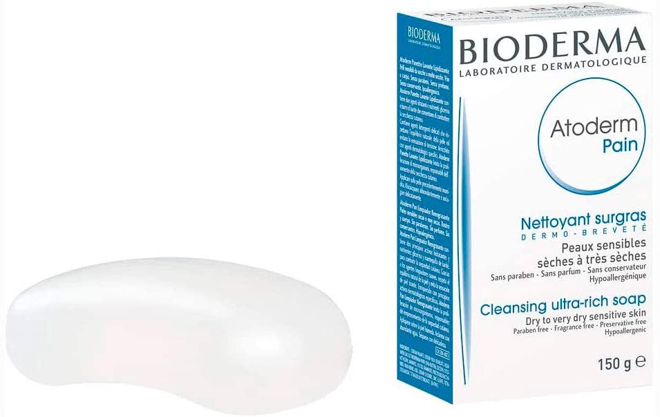Atoderm by Bioderma Pain: Cleansing Ultra-Rich Soap 150g, 150 g (Pack of 1) - Image 4