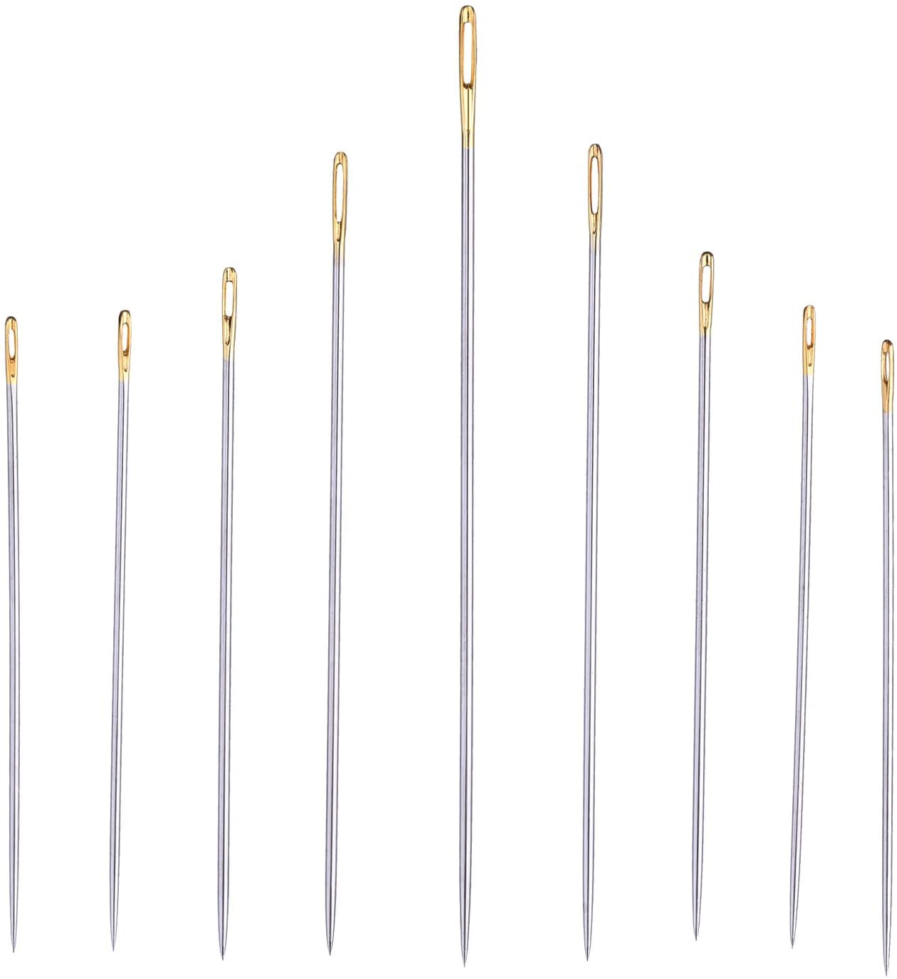 Leather Canvas Repair Hand Sewing Needles Embroidery Needles Gold Eye