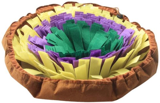 IFOYO Pet Snuffle Mat, Stowed and Portable Dog Feeding Mat Small Dog Training Pad Pet Nose Work Blanket Non Slip Pet Activity Mat for Foraging Skill, Stress Release - Image 2