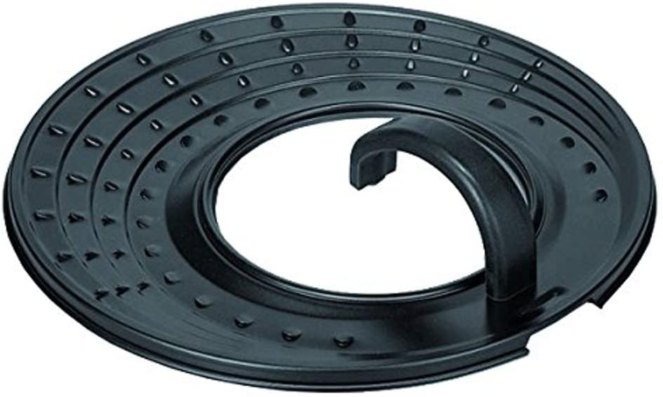 Karl Kruger Pan Splash Protection with Glass, Black, 30 x 31 x 30 cm