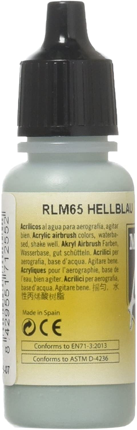 AV Vallejo Model Air 17ml -Light Blue RLM65, 17 ml (Pack of 1) - Image 2