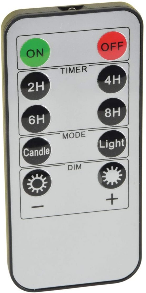 Lyyt Dancing Flame LED Candles with Wireless Remote | Set of 3, Yellow, Medium - Image 3