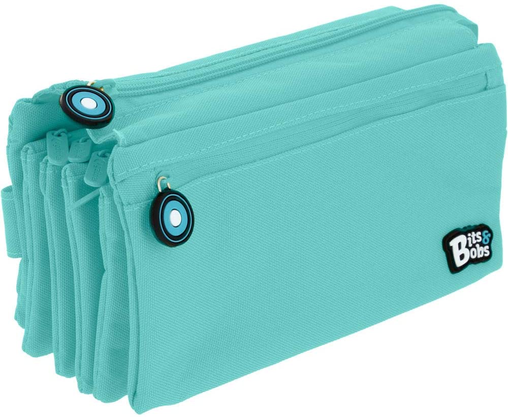 Grafoplás 37543331 Case 4 Compartments, Pastel Blue, 23 x 12 cm, Bits & Bobs, Light Blue, 23X12Cm